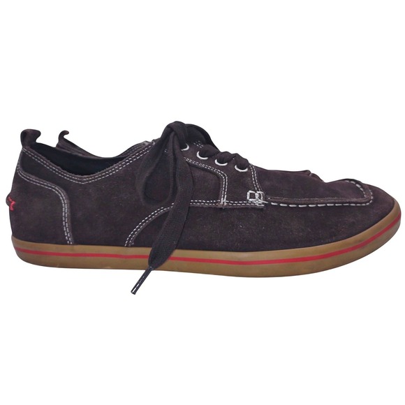Cole Haan Other - Cole Haan Dominick Boat Shoes Brown Suede Nike Air Sole Mens 13M Moc Toe C09680